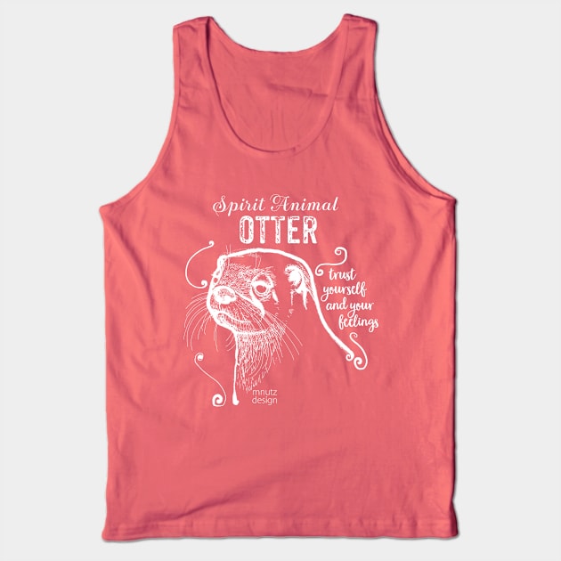 Spirit animal - Otter white Tank Top by mnutz